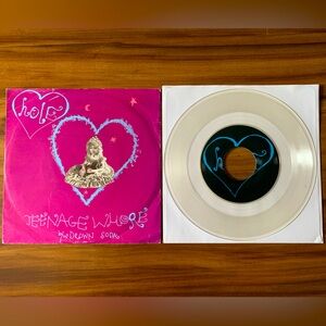 Hole “Teenage Wh*re” 1991 Single Clear Vinyl Edition